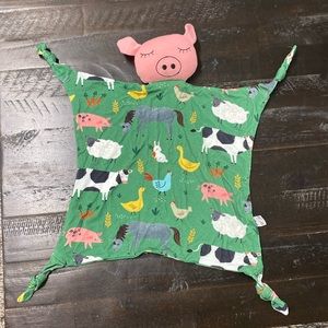 Little Sleepies Green Farm Animals Sleepyhead Pig Lovey